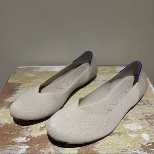 Rothy’s Cream Flats Size 9